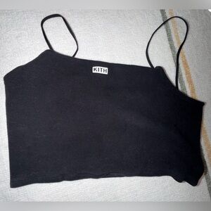 Kith Black Crop Top
